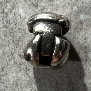 Trollbeads Sterling Silver Letter T Charm Bead